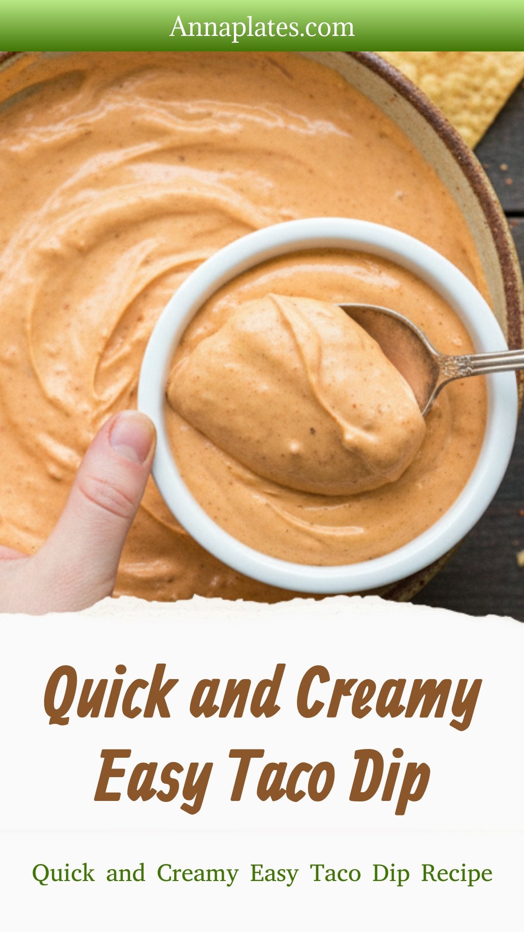 Quick and Creamy Easy Taco Dip