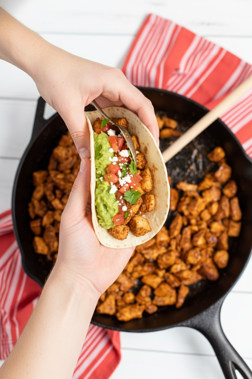 Quick & Easy Chicken Taco Recipe - The Schmidty Wife