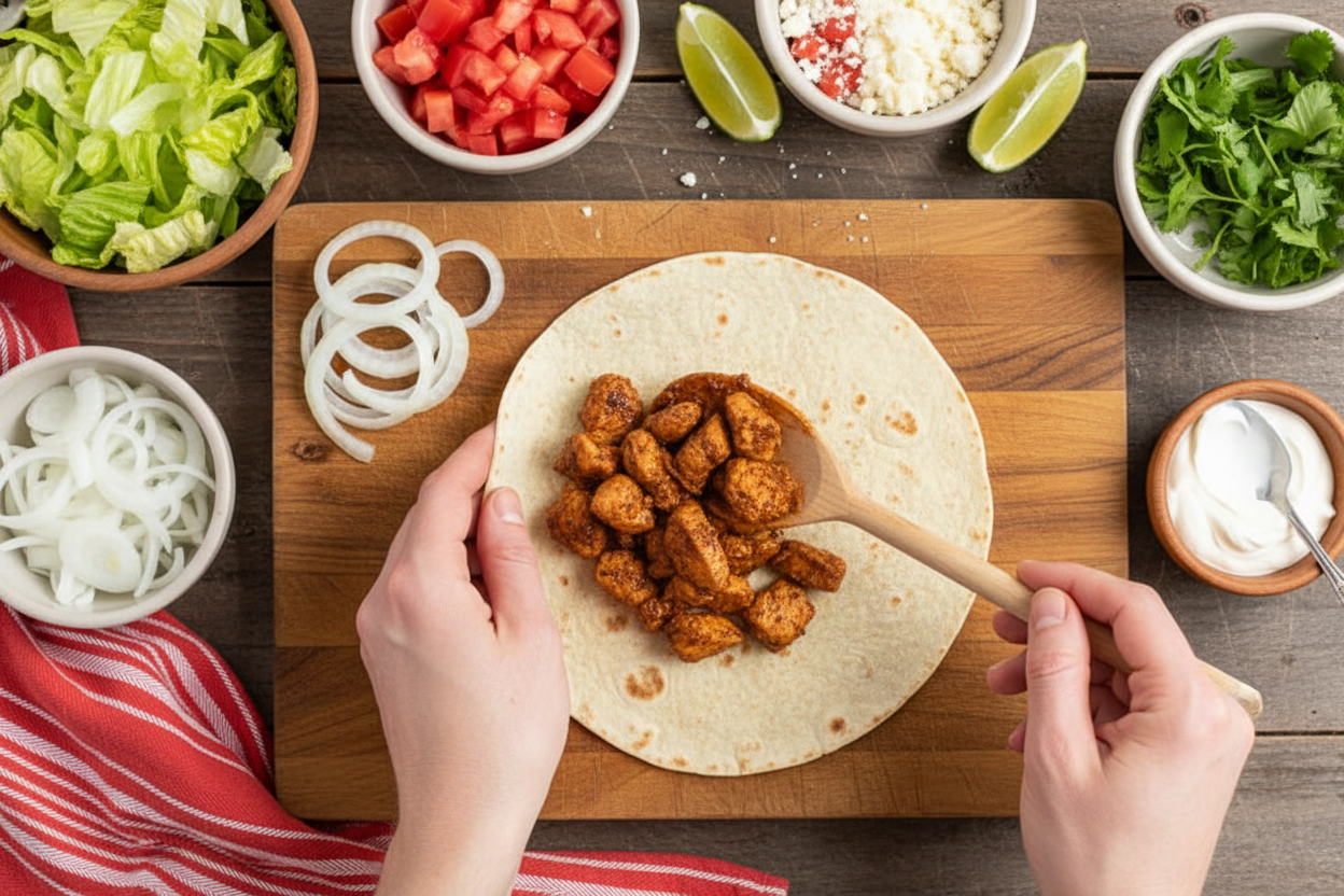 Quick & Easy Chicken Taco Recipe - The Schmidty Wife