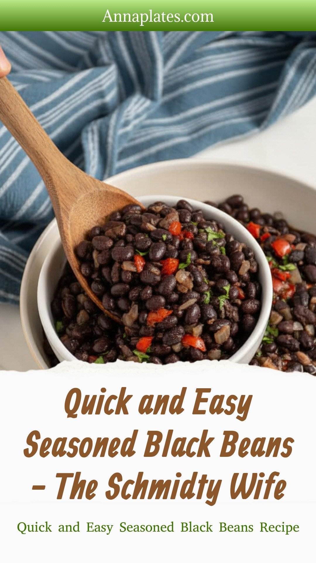 Quick and Easy Seasoned Black Beans - The Schmidty Wife