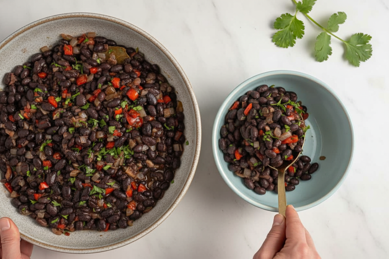 Quick and Easy Seasoned Black Beans - The Schmidty Wife
