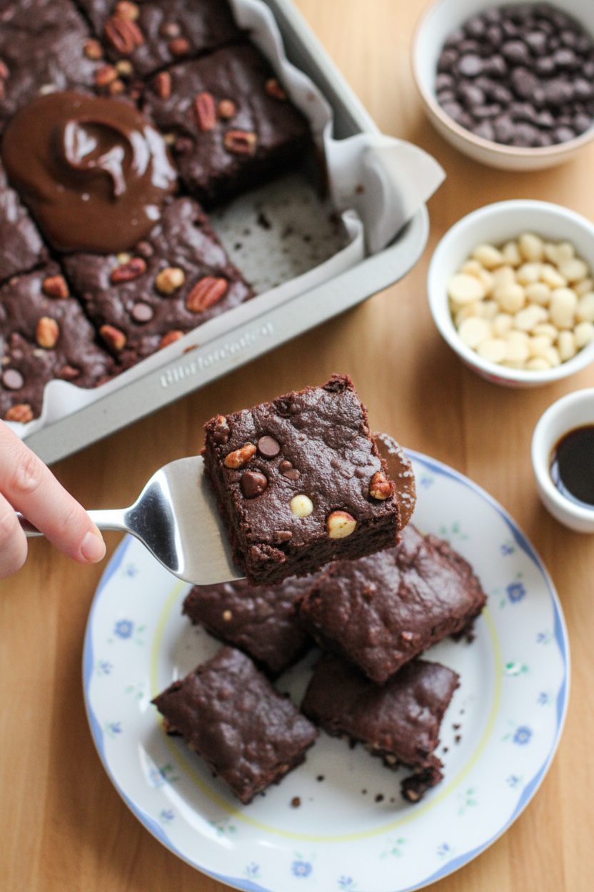 Quintuple Chocolate Brownies