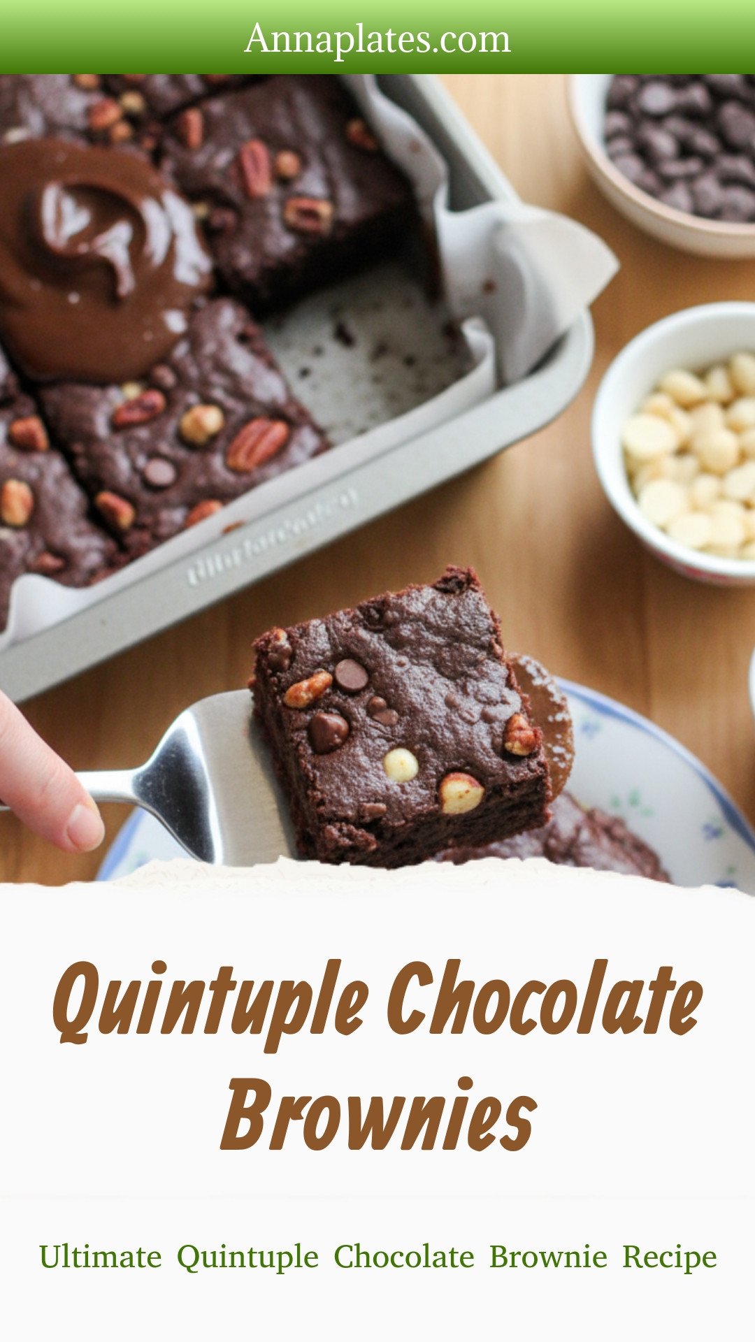 Quintuple Chocolate Brownies
