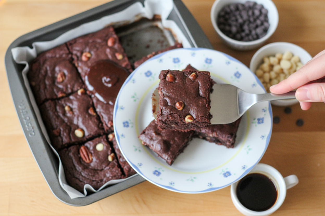 Quintuple Chocolate Brownies