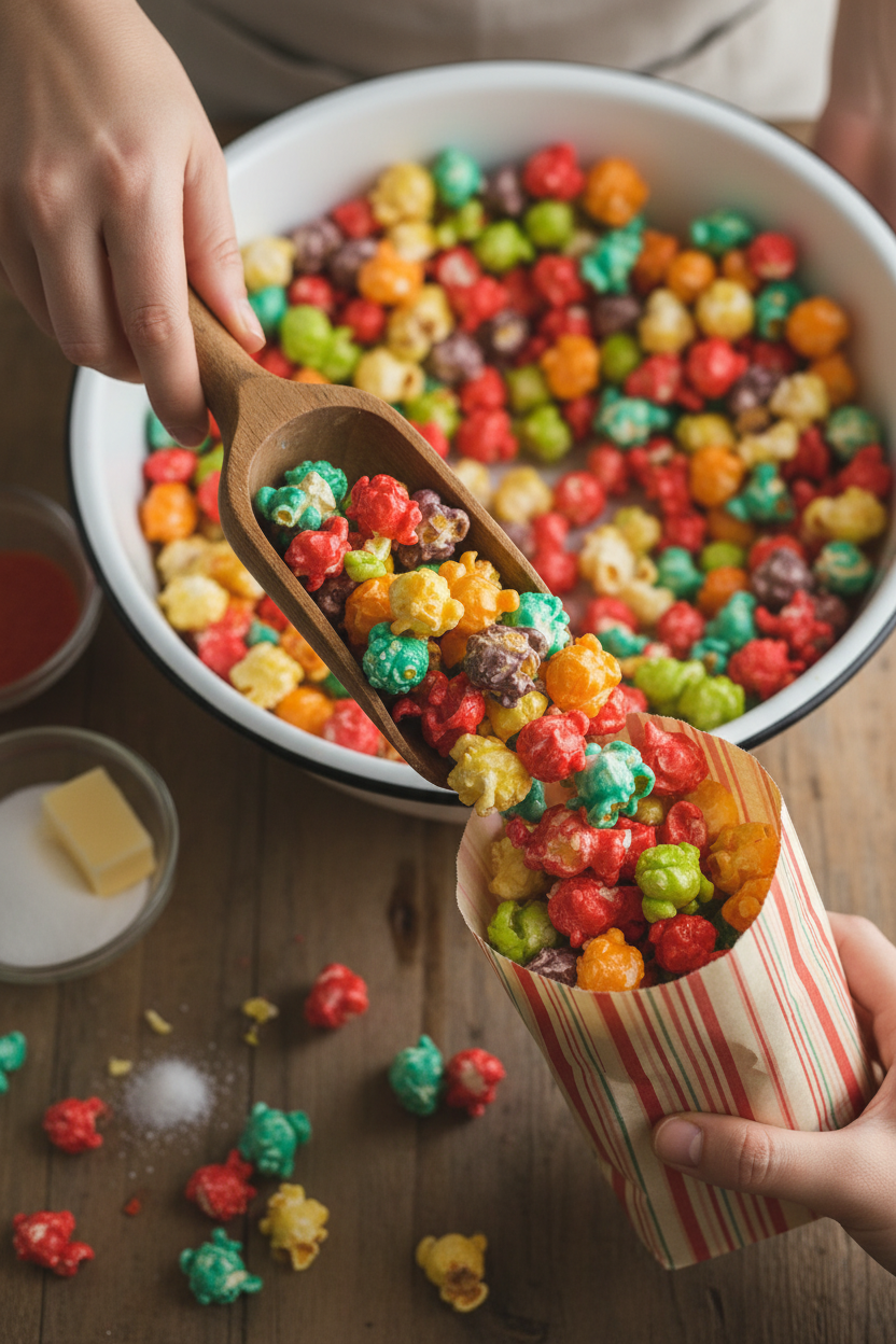 Rainbow Popcorn