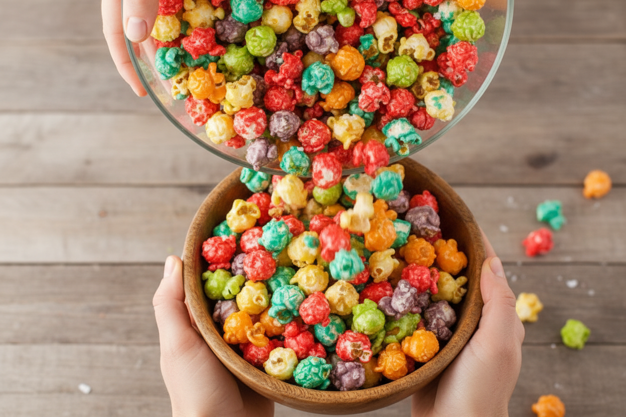 Rainbow Popcorn A Colorful Tasty Snack