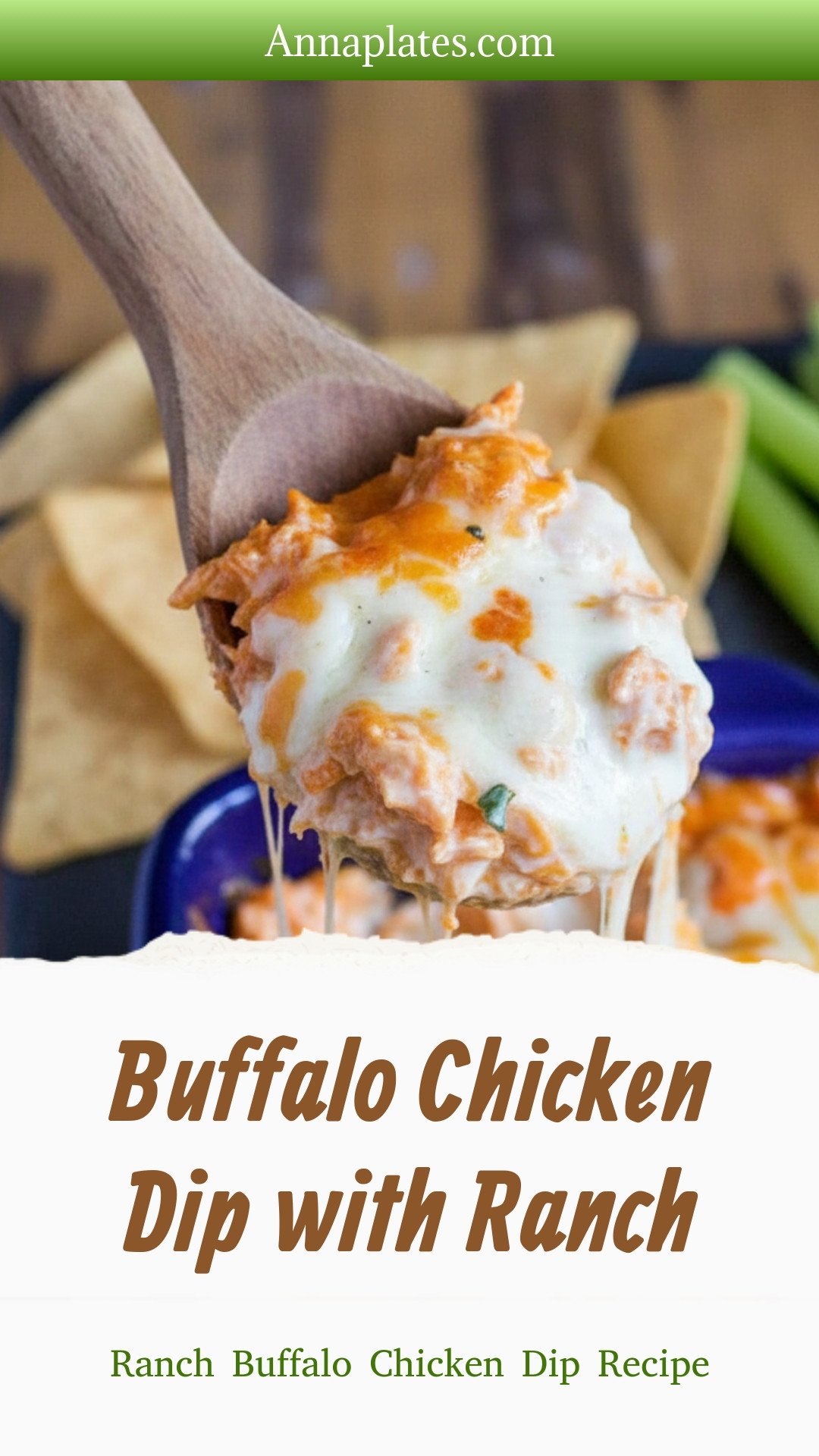 Buffalo Chicken Dip with Ranch