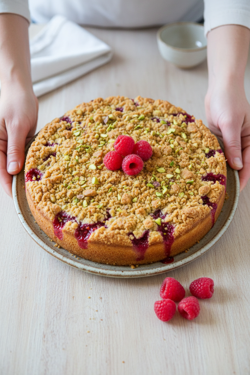 Raspberry Crumb Cake