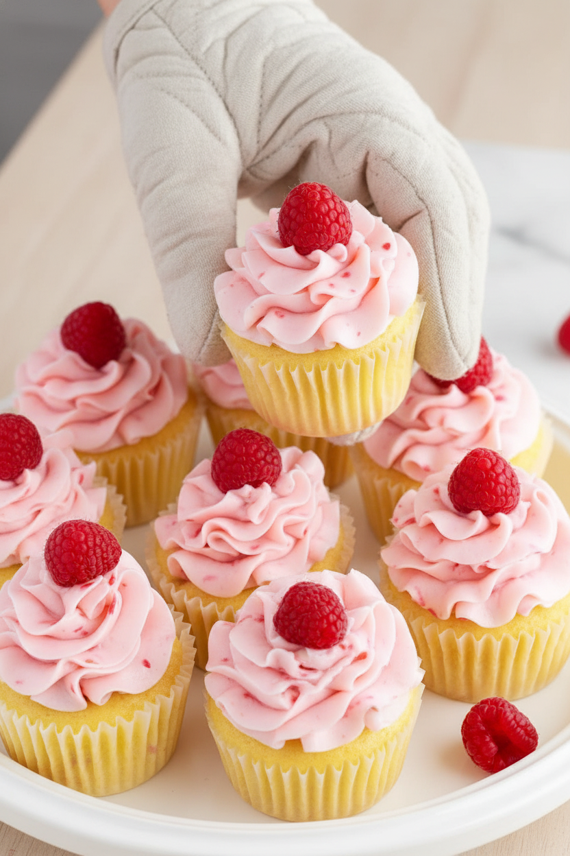 Raspberry Cupcakes