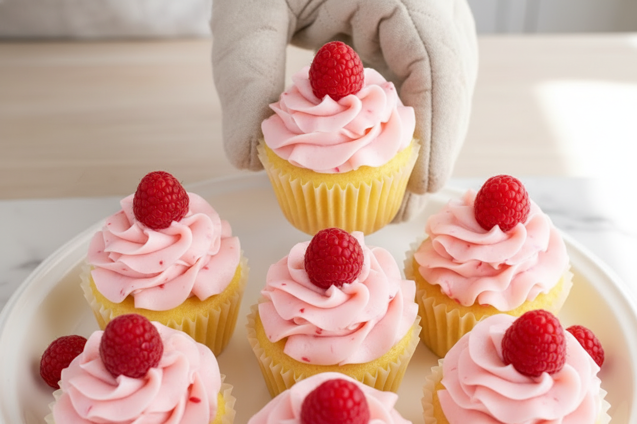 Raspberry Cupcakes