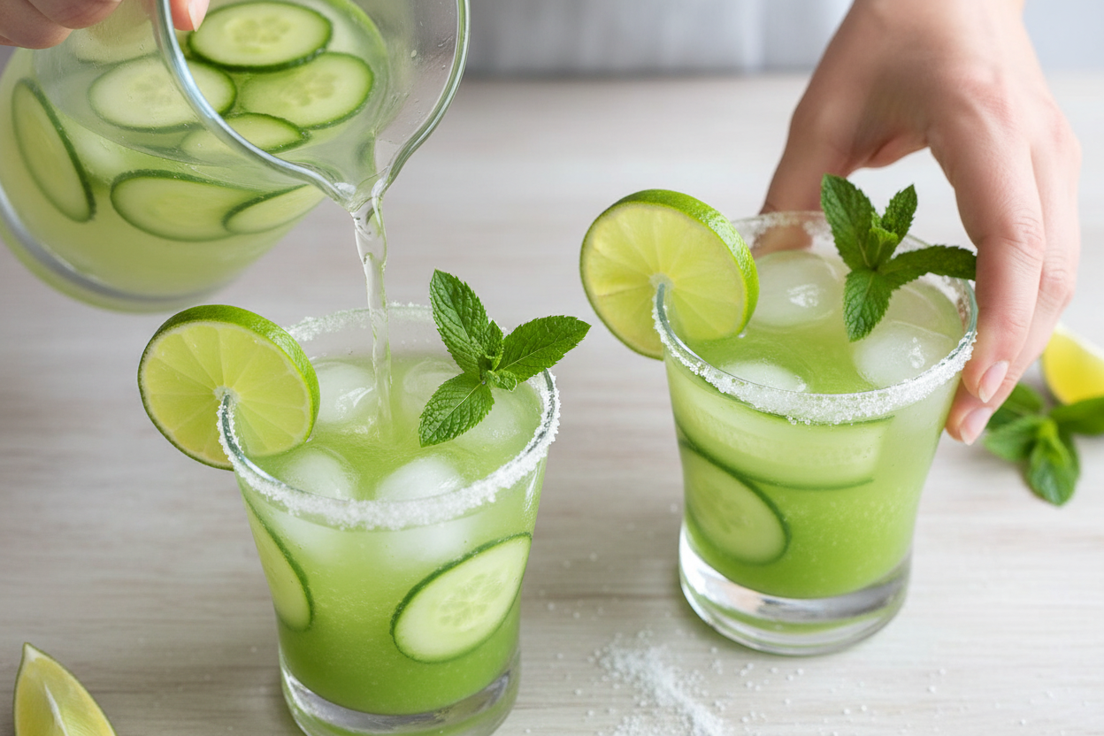 Refreshing Cucumber Lime Agua Fresca Recipe