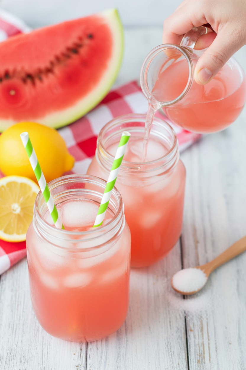 Homemade Watermelon Lemonade