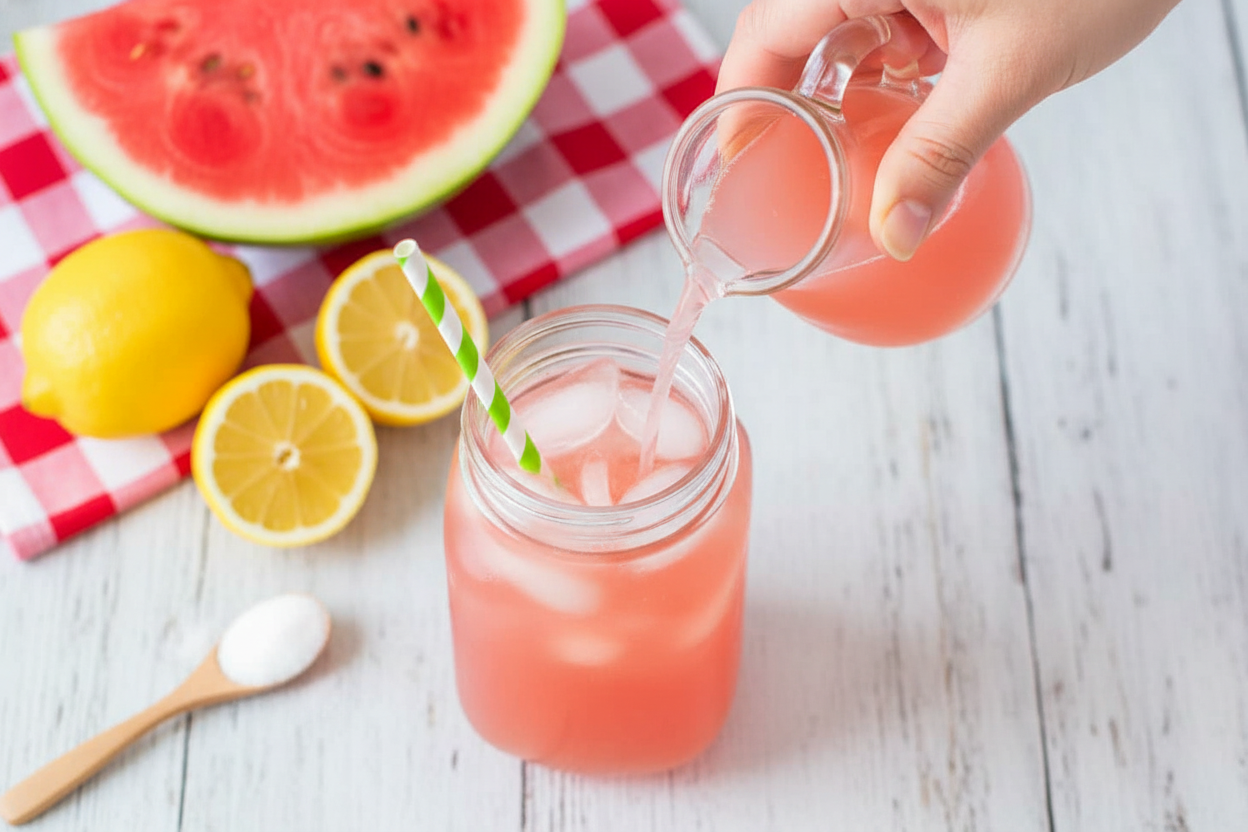 Refreshing Homemade Watermelon Lemonade Recipe