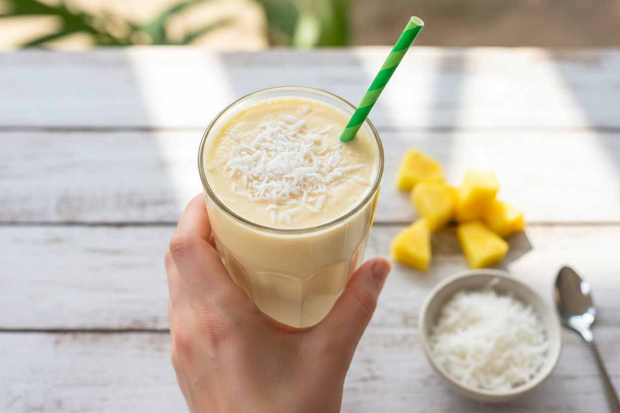 Pineapple Coconut Milkshakes 