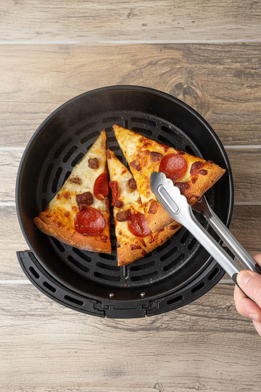 Reheat Leftover Pizza in the Air Fryer