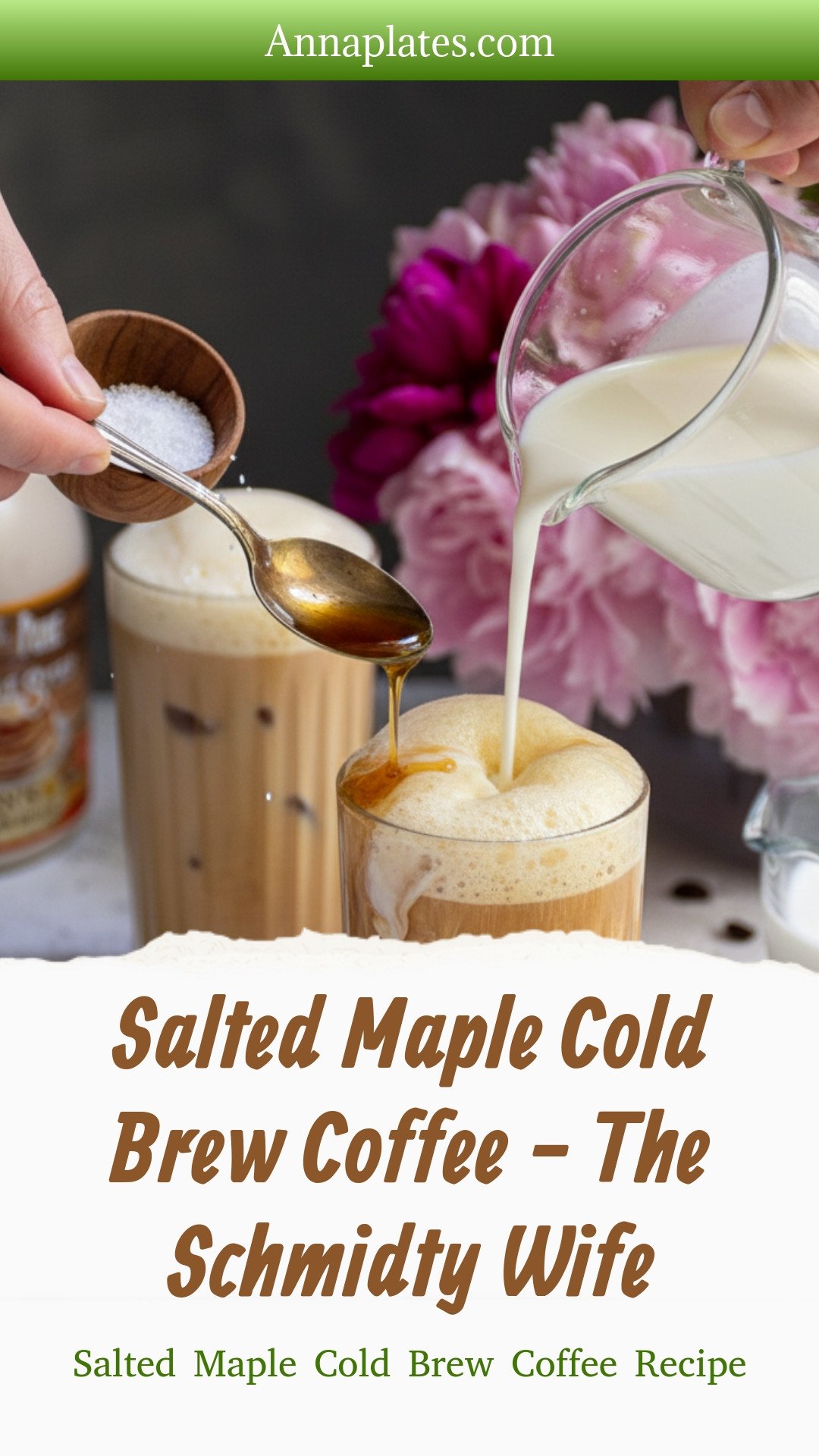 Salted Maple Cold Brew Coffee - The Schmidty Wife