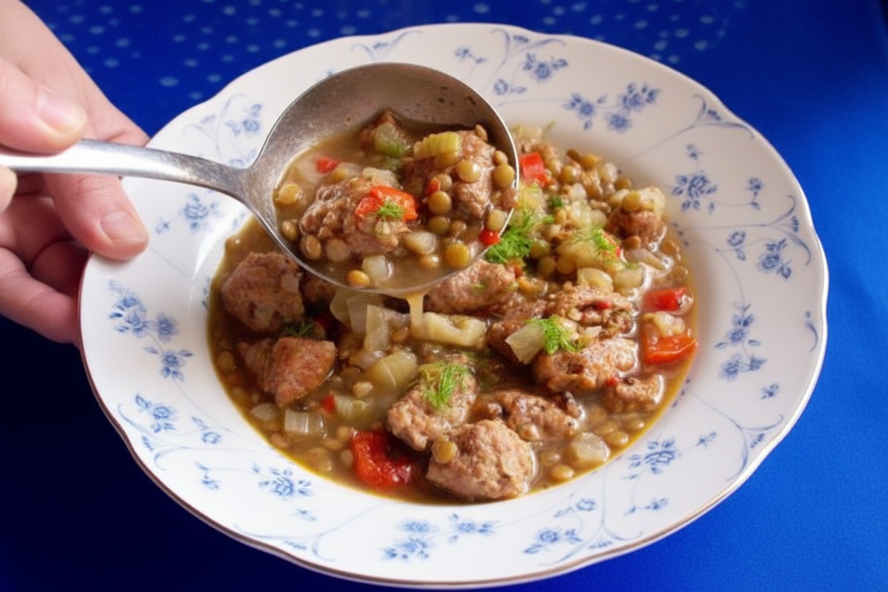 Sausage Lentil and Fennel Stew