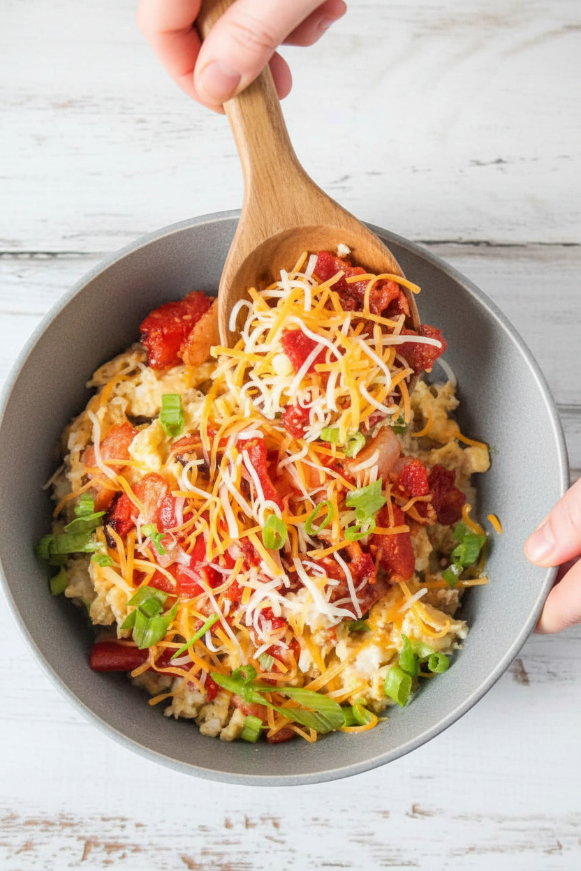 Savory Oatmeal Breakfast Bowl