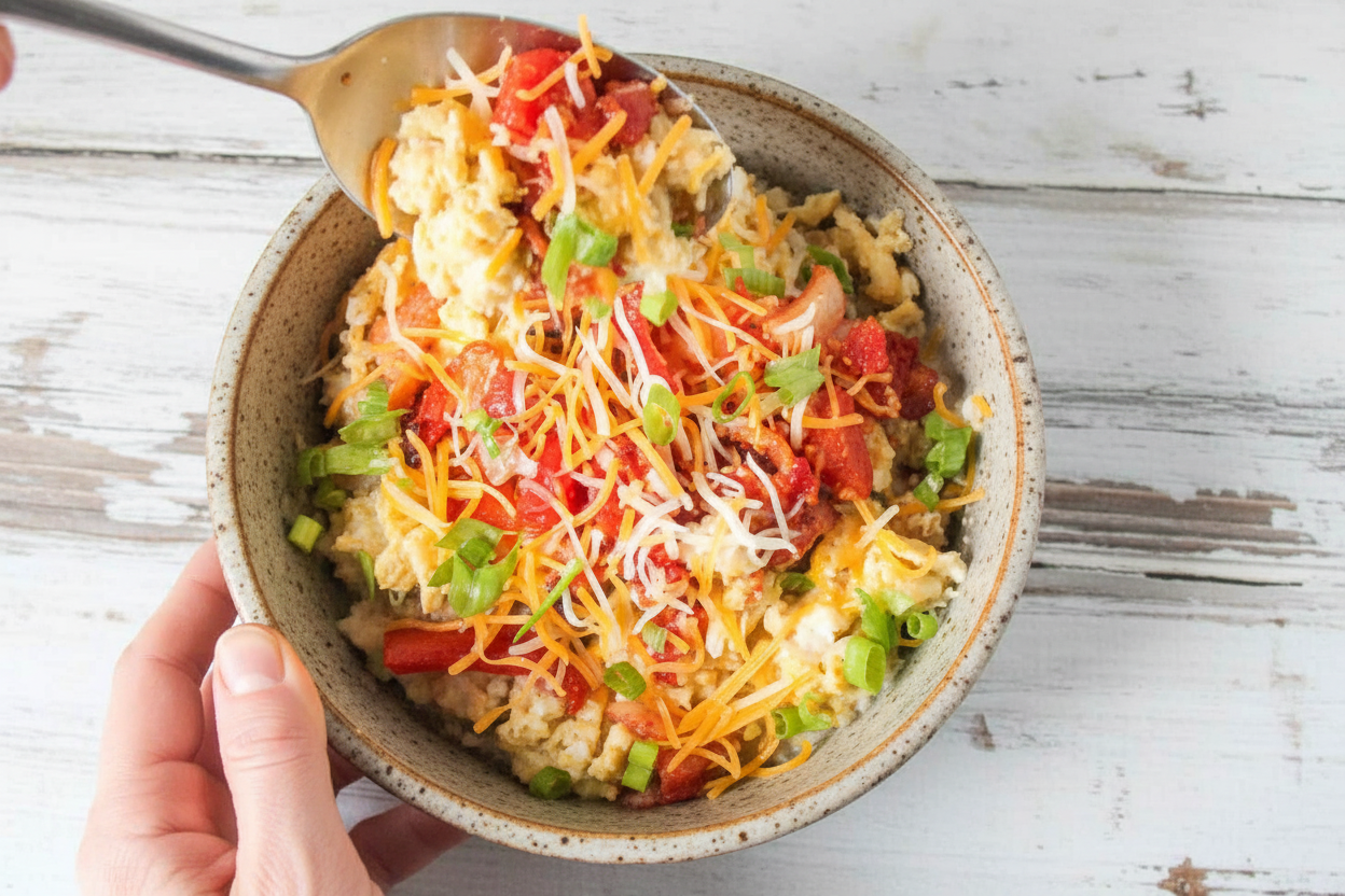 Savory Oatmeal Breakfast Bowl