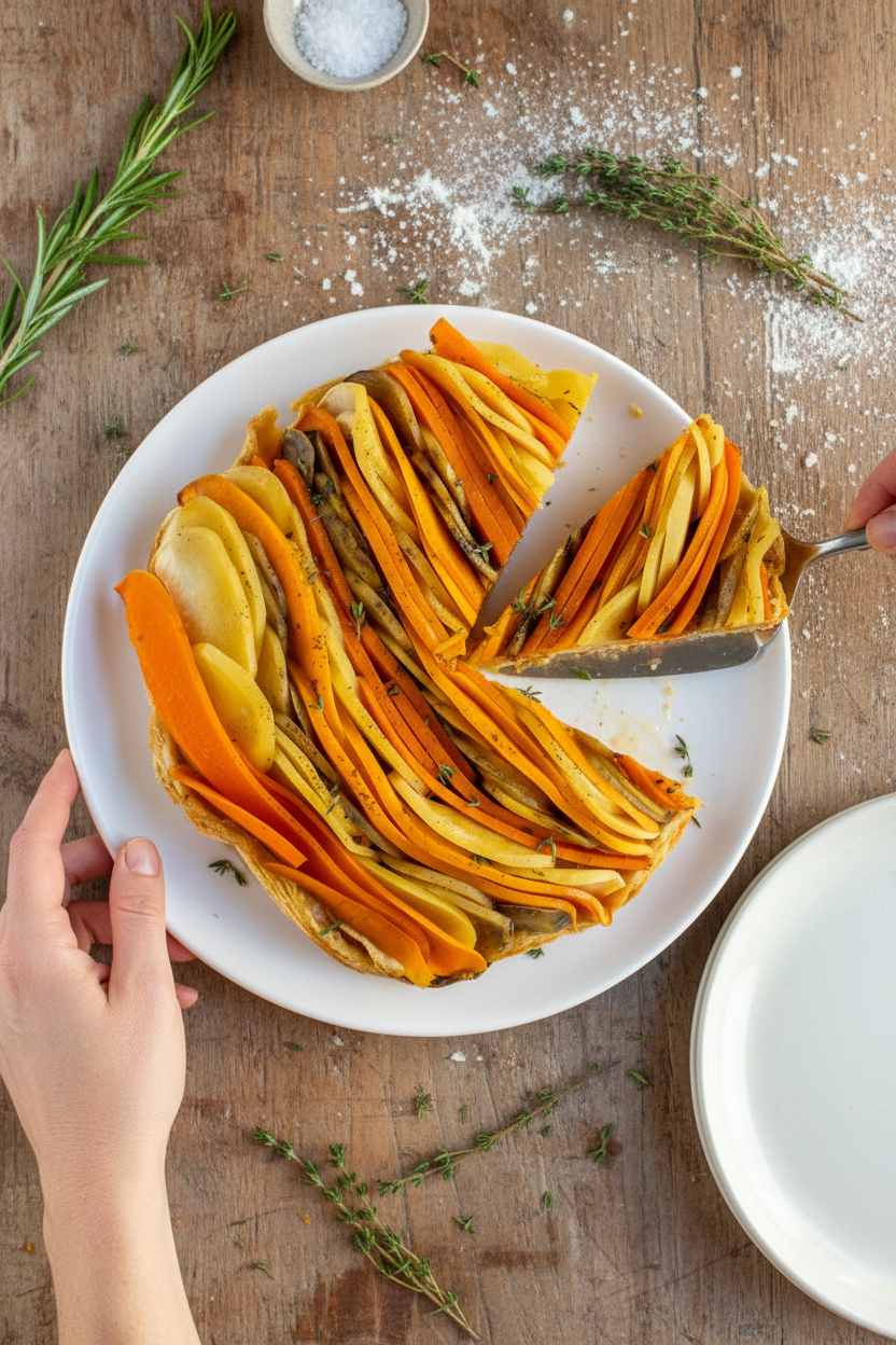 Savory Root Vegetable Tarte Tatin - The Schmidty Wife