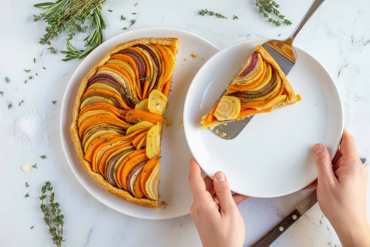 Savory Root Vegetable Tarte Tatin - The Schmidty Wife