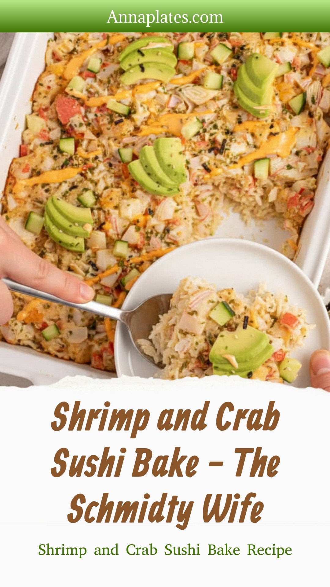 Shrimp and Crab Sushi Bake - The Schmidty Wife