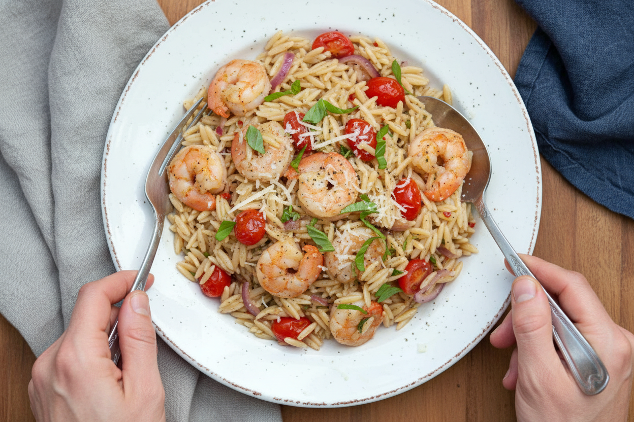 Shrimp and Orzo Dinner Recipe