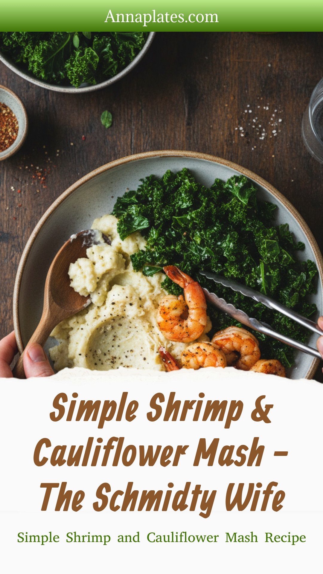 Simple Shrimp & Cauliflower Mash - The Schmidty Wife
