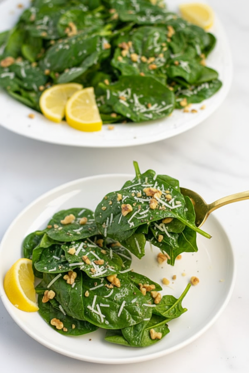 Simple Spinach Salad Recipe - The Schmidty Wife