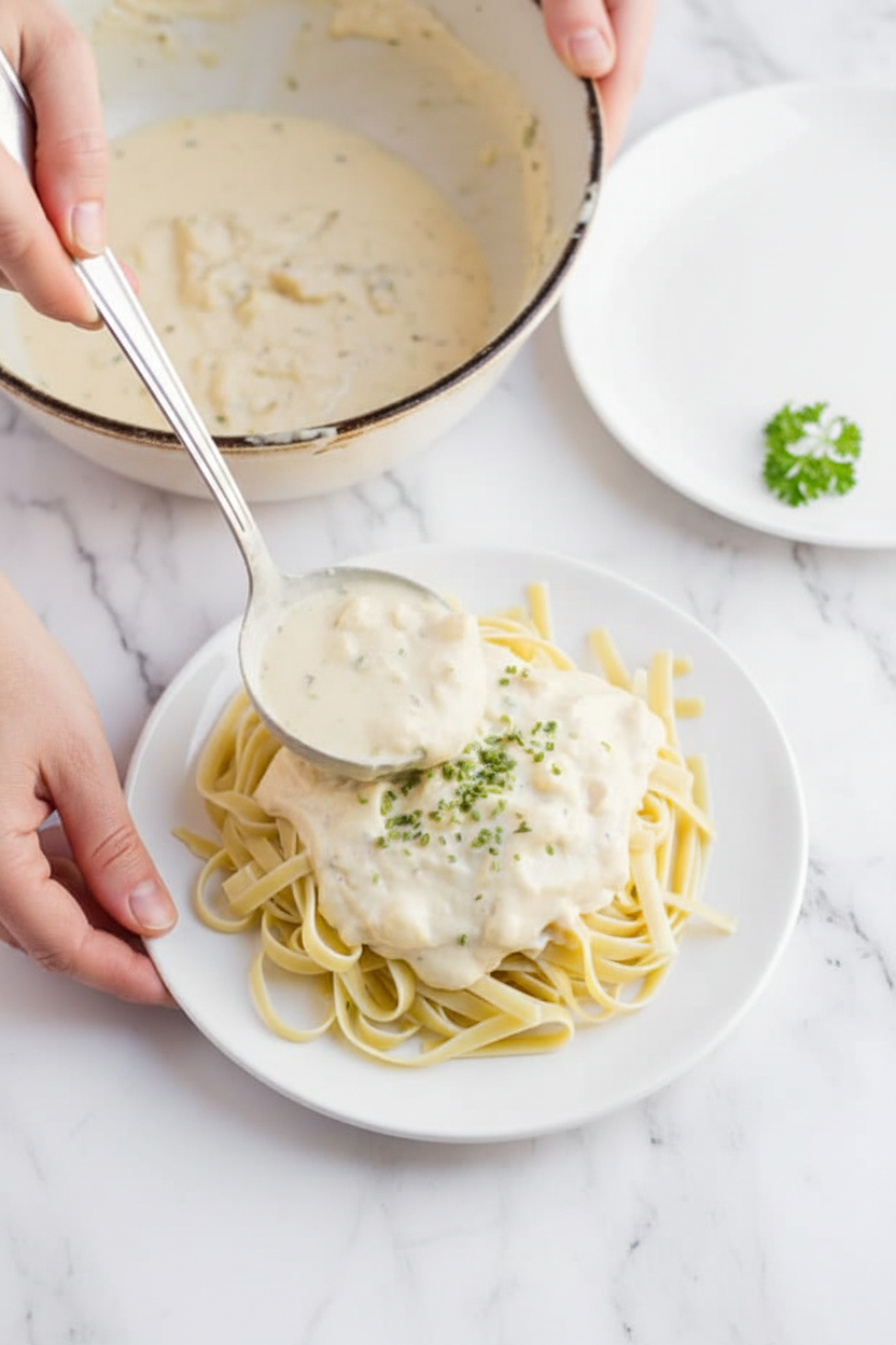 Skinny Laughing Cow Alfredo Sauce