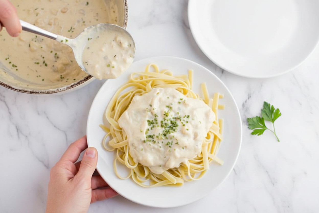 Skinny Laughing Cow Alfredo Sauce