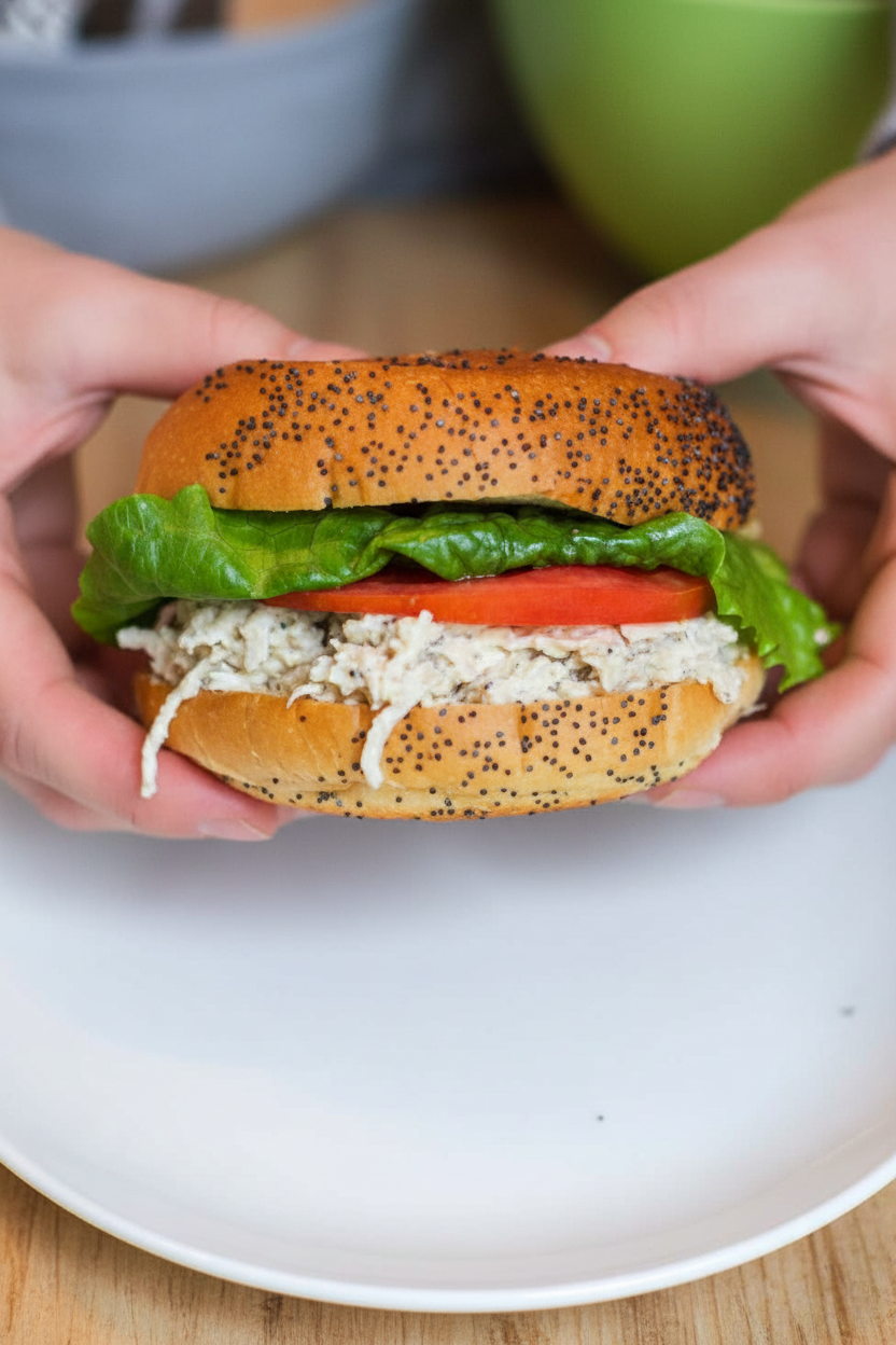 Crock Pot Chicken Caesar Sandwiches