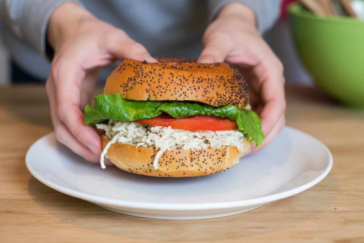 Crock Pot Chicken Caesar Sandwiches