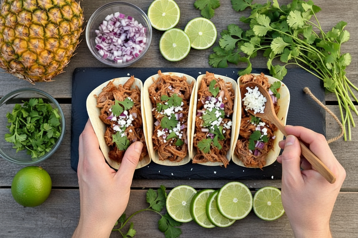 Slow Cooker Chipotle Pineapple Carnitas Recipe