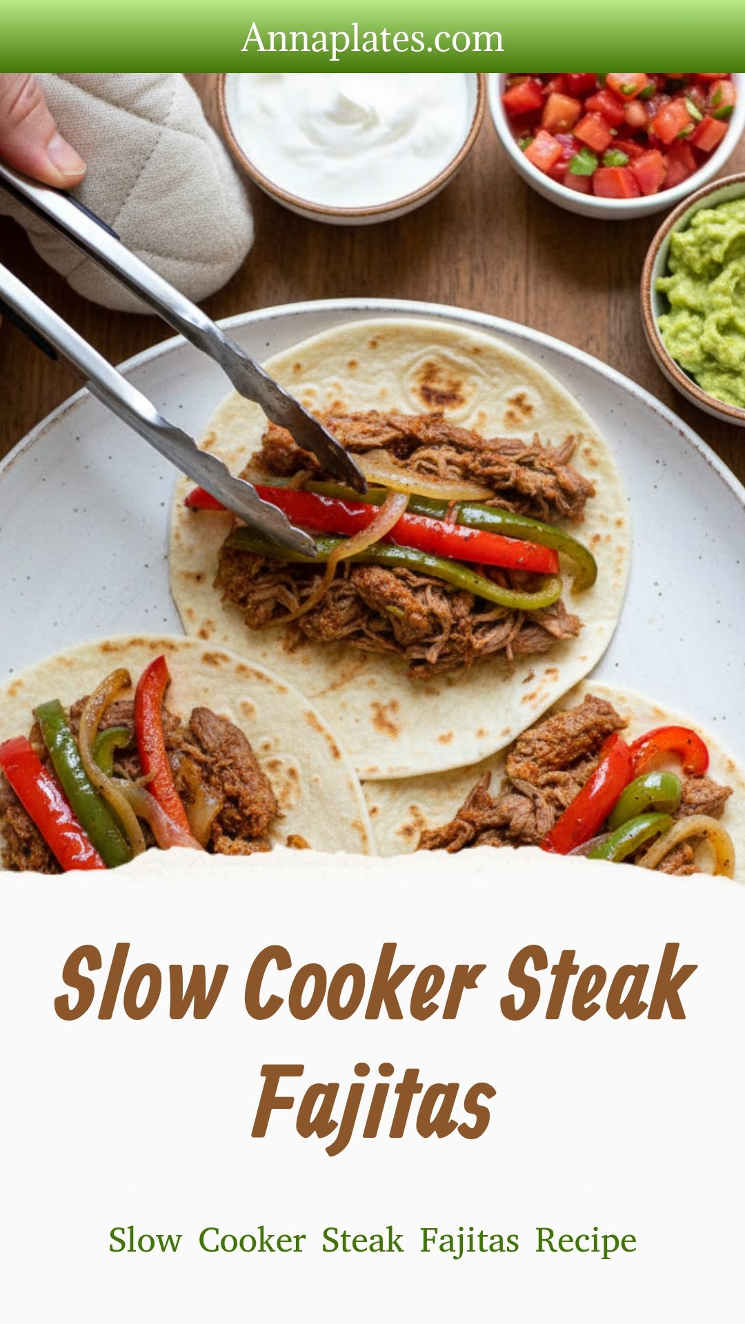 Slow Cooker Steak Fajitas