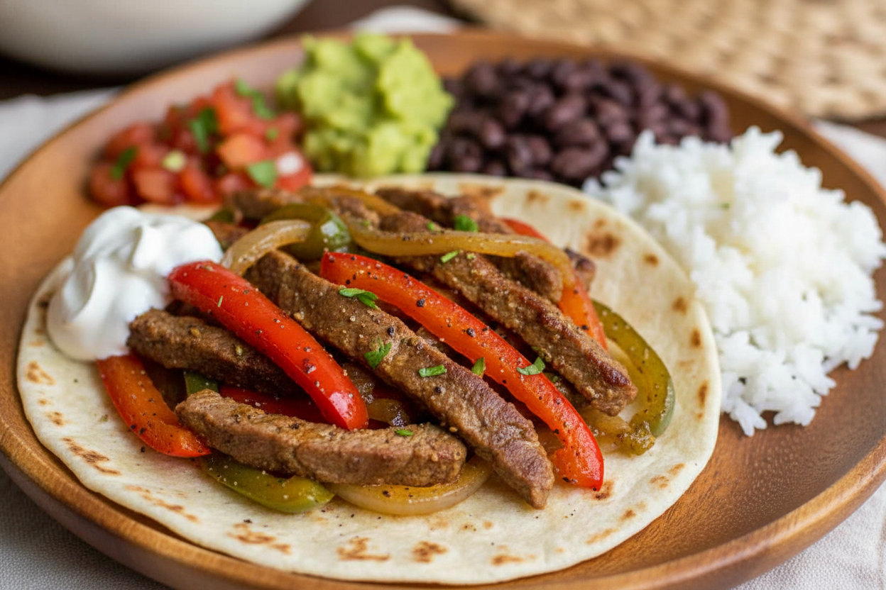 Slow Cooker Steak Fajitas