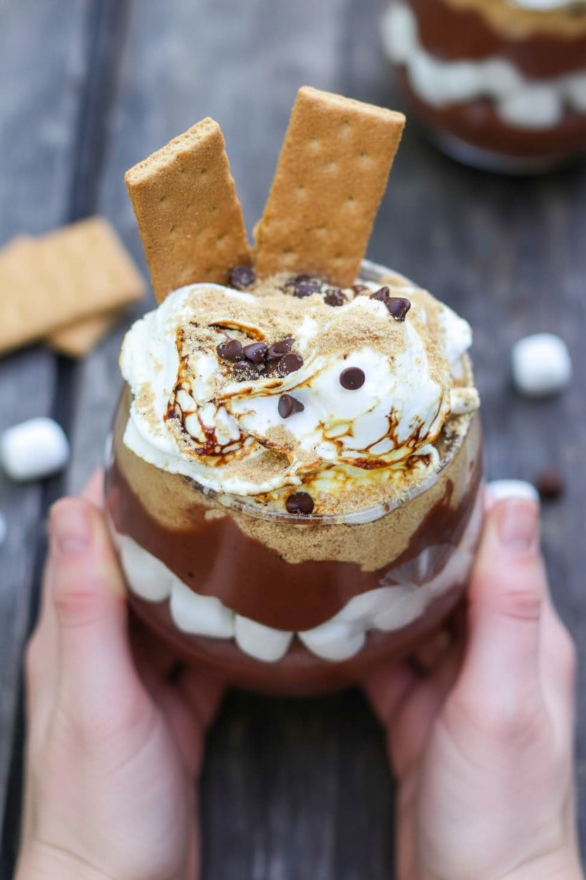 S'mores Mousse Parfaits 
