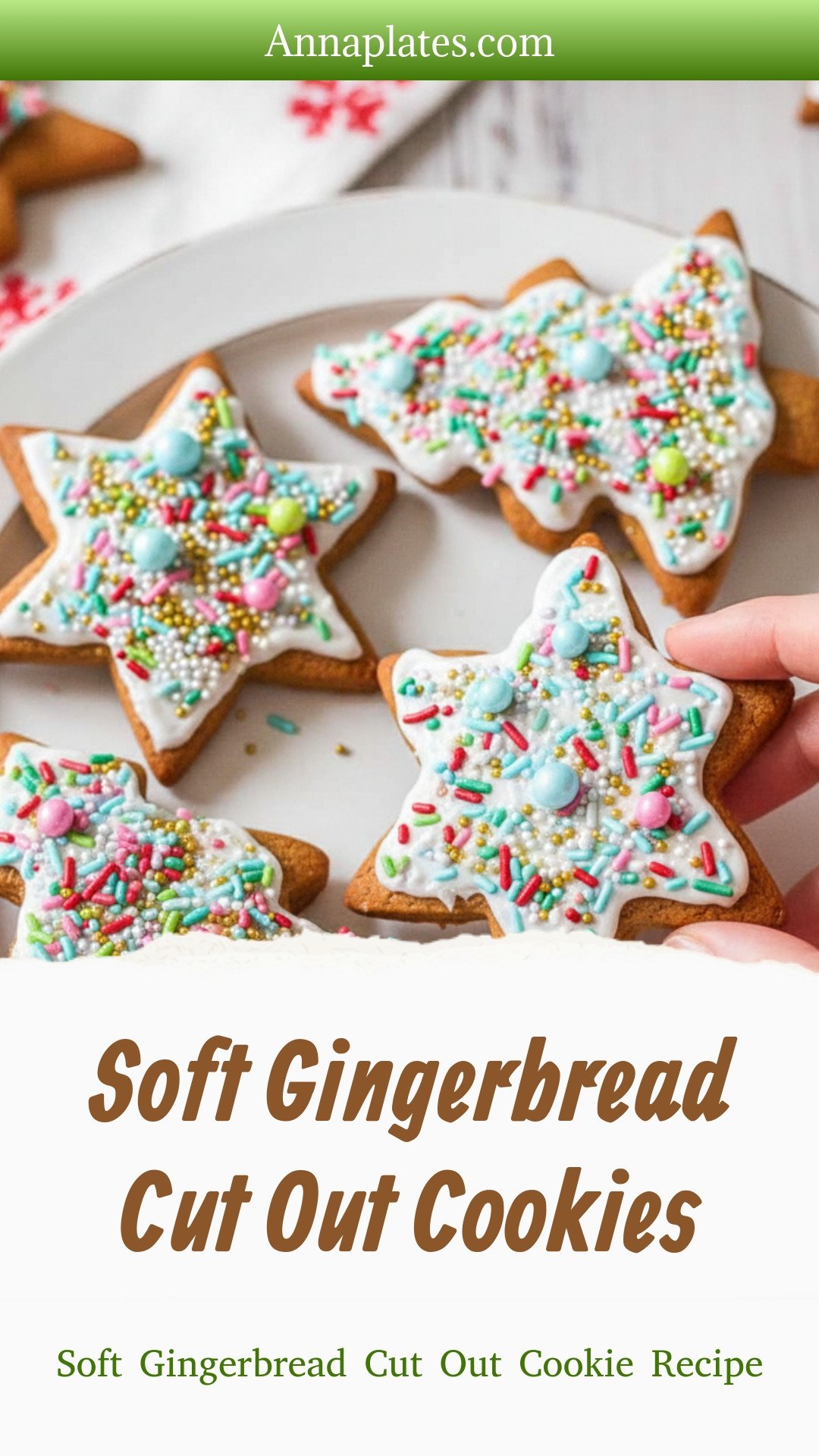 Soft Gingerbread Cut Out Cookies
