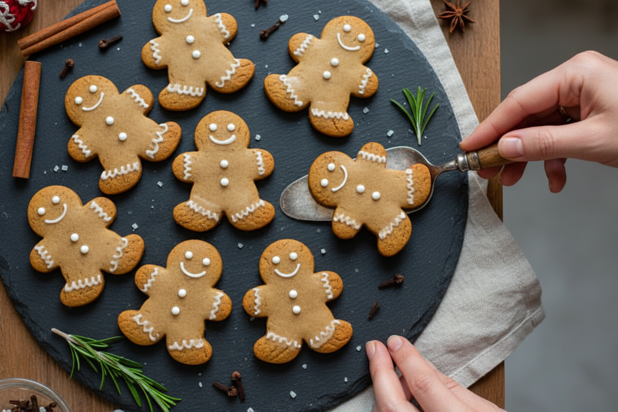Glazed Soft Gingerbread Men Cookies - The Schmidty Wife