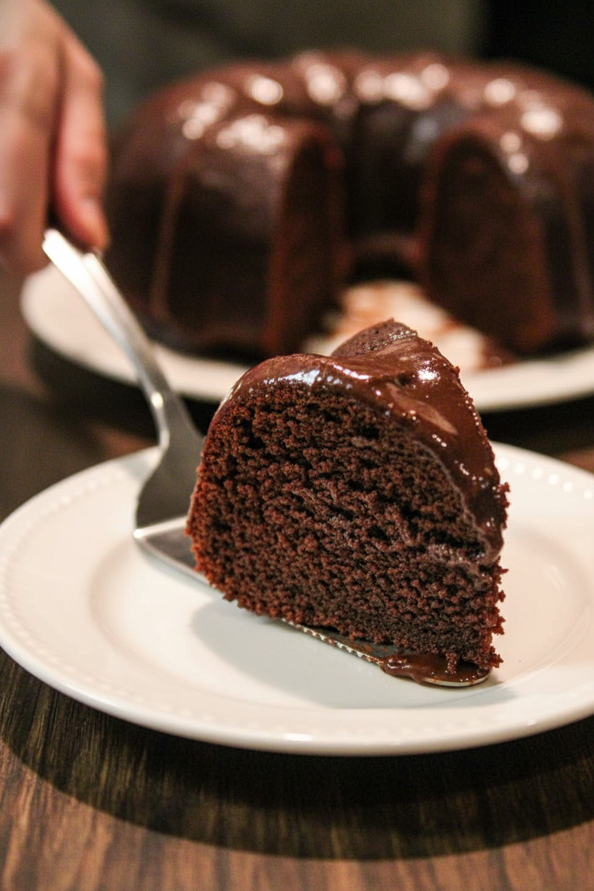 Chocolate Sour Cream Bundt Cake