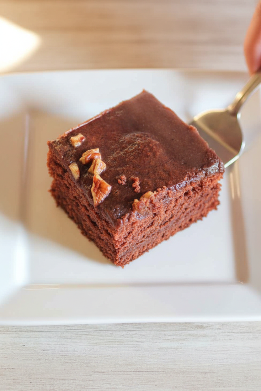 Old Fashioned Texas Sheet Cake with Sour Cream