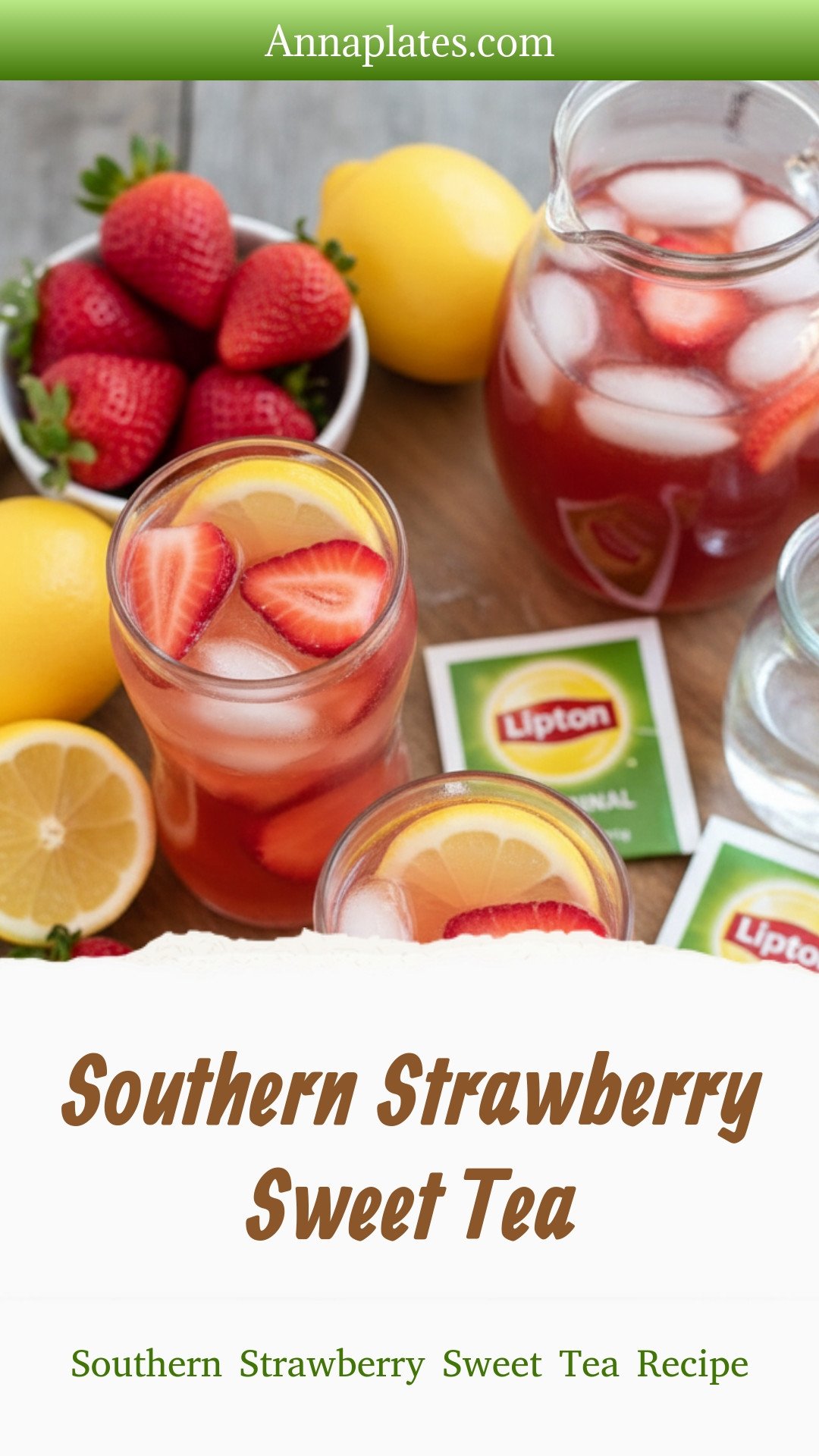 Southern Strawberry Sweet Tea