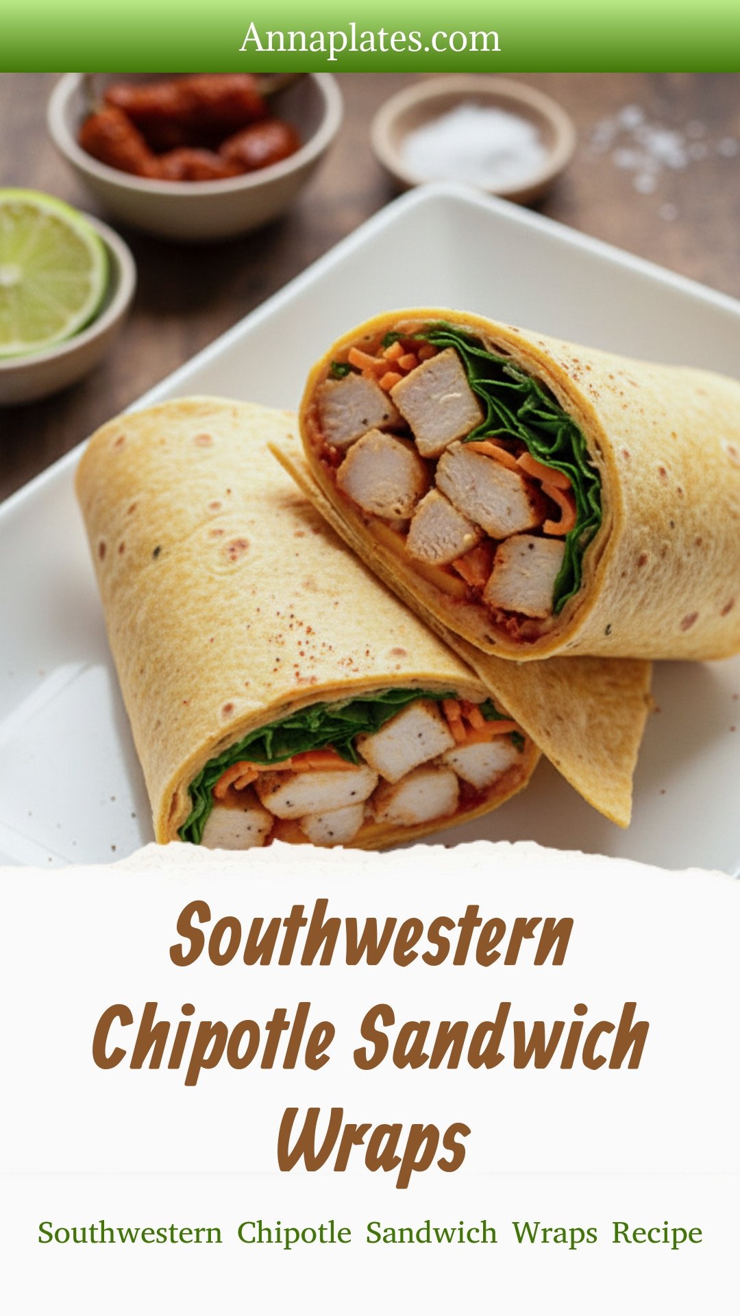 Southwestern Chipotle Sandwich Wraps