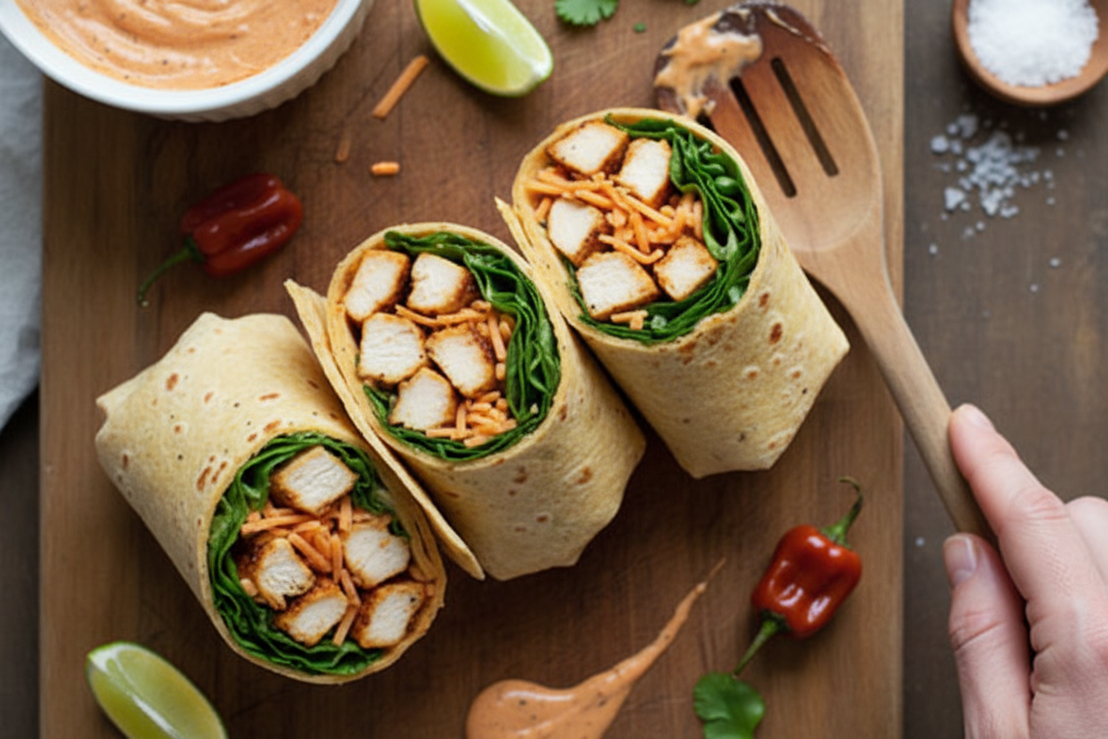 Southwestern Chipotle Sandwich Wraps