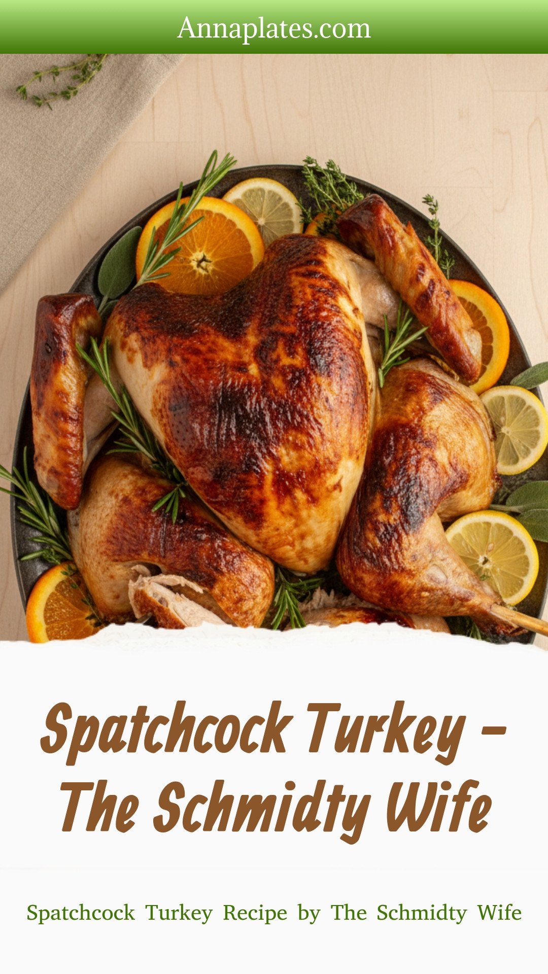 Spatchcock Turkey - The Schmidty Wife