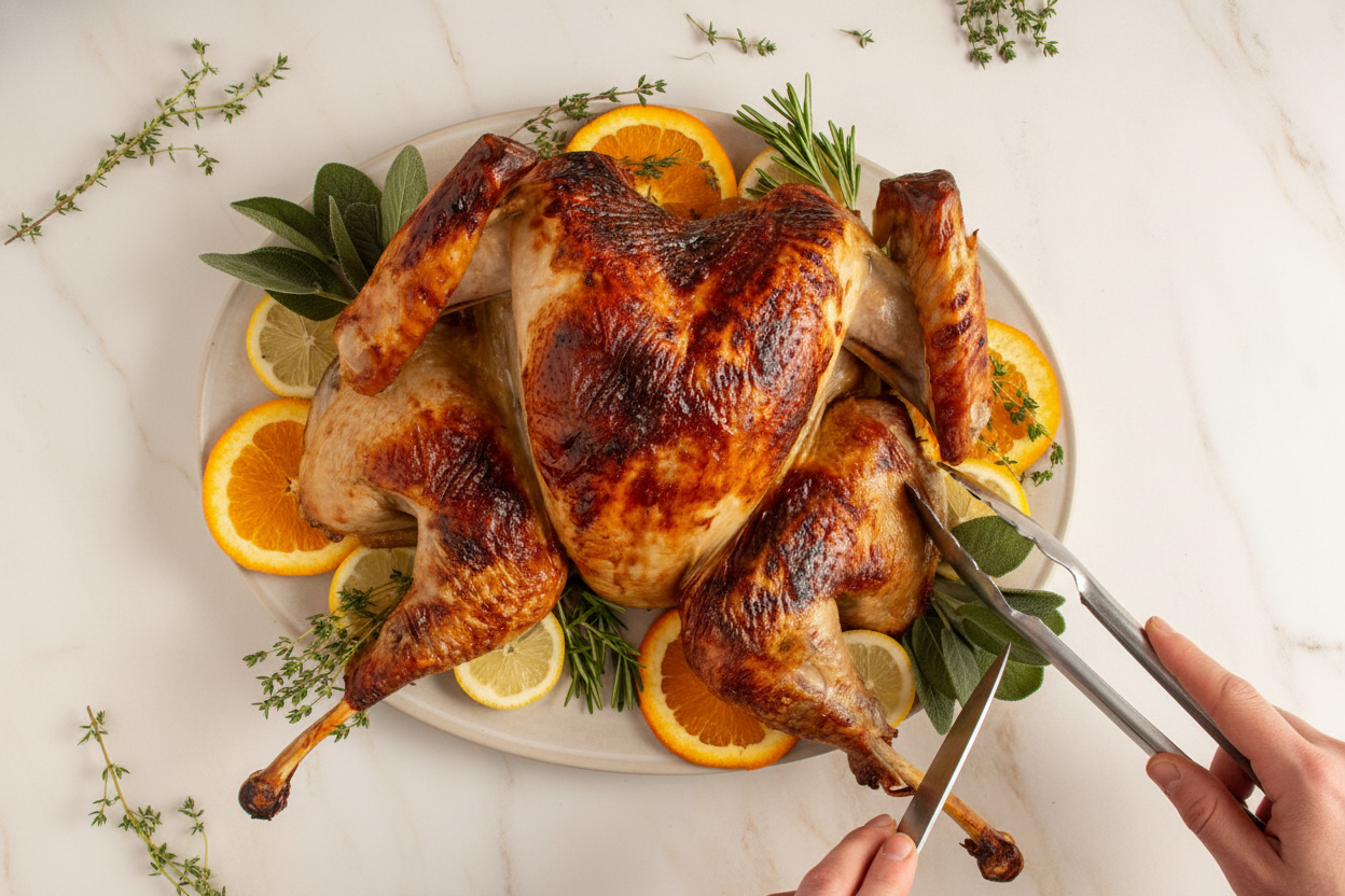 Spatchcock Turkey - The Schmidty Wife