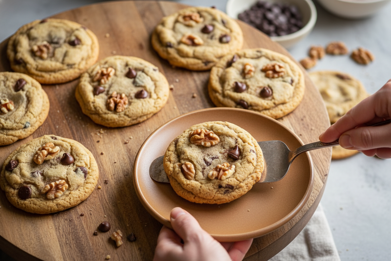 Spiced Walnut Chocolate Chip Cookie Recipe