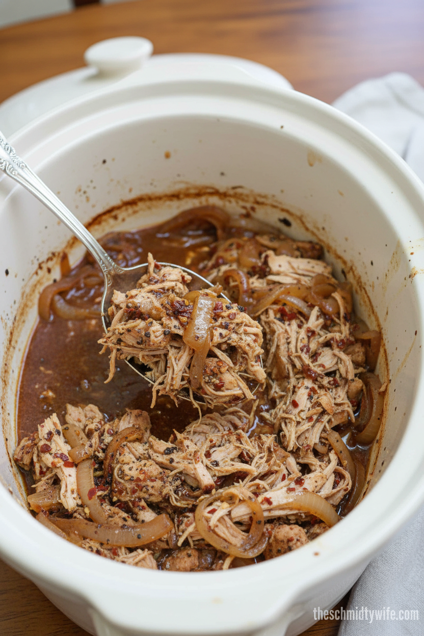 Spicy Balsamic Crockpot Pork Loin - The Schmidty Wife