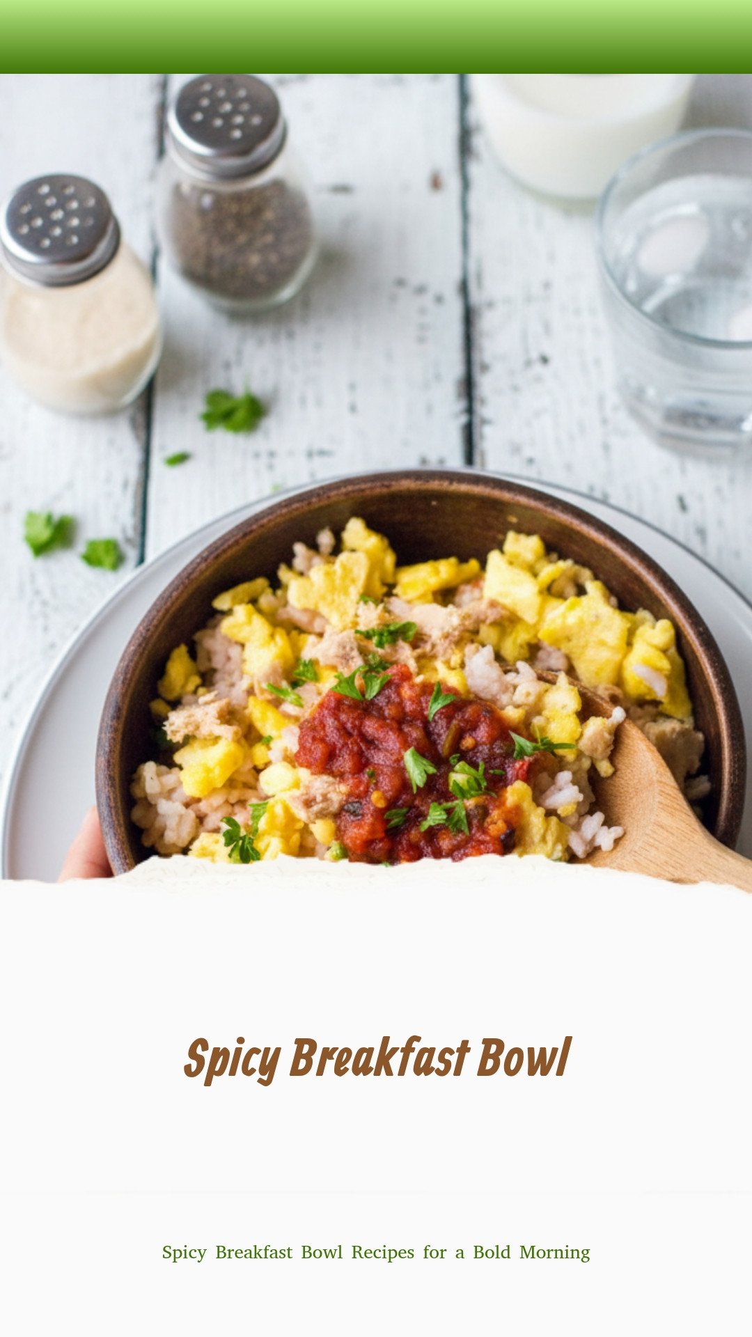 Spicy Breakfast Bowl