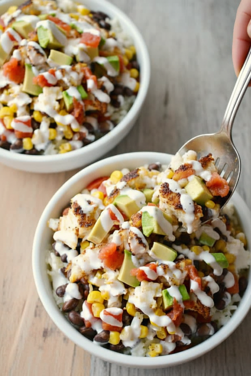 Spicy Mexican Tilapia Bowls